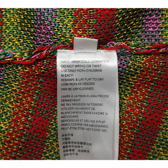 Free People Women's Milano Sweater Mini Dress Green Multi Tulip Sz Small - Picture 6 of 8